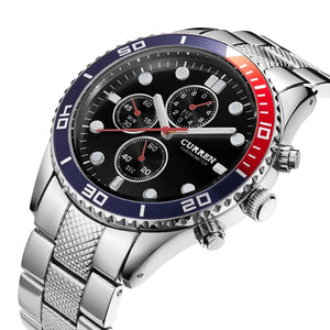 Full Steel Waterproof Mens Wrist Watches
