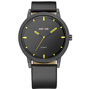 Leather Strap Mens Wrist Watch