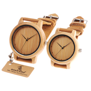 Brown Wooden Patterned Dear Watches