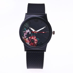 Round Black Women's Watches