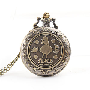 Alice in Wonderland Themed Pocket Watches