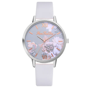 New Style Round White Women's Watches