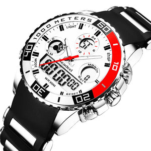New Fashion Slim Mens Black Wrist Watches