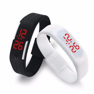 White-Black Digital Watches