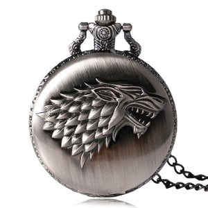 Game of Thrones Stark House Symbol Pocket Watches